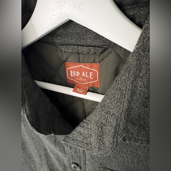 NEW men gray jacket with buttons Small by Red Ale - Picture 2 of 5